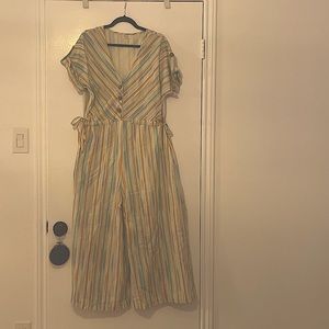 Linen, wide leg, jumpsuit